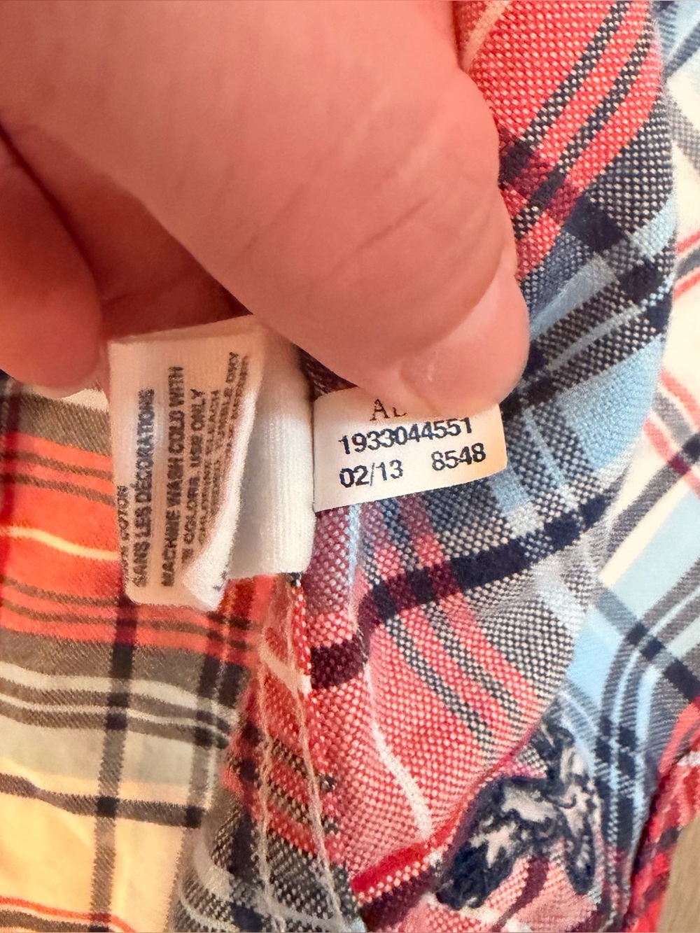 Vintage 2013 American Eagle Distressed Plaid Sleeveless Button Down - XS/TP - Picture 3 of 4